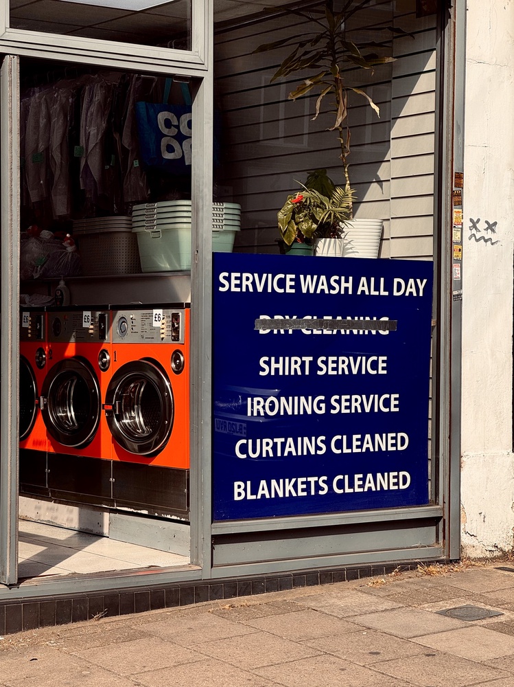 Laundry day, everyday.
