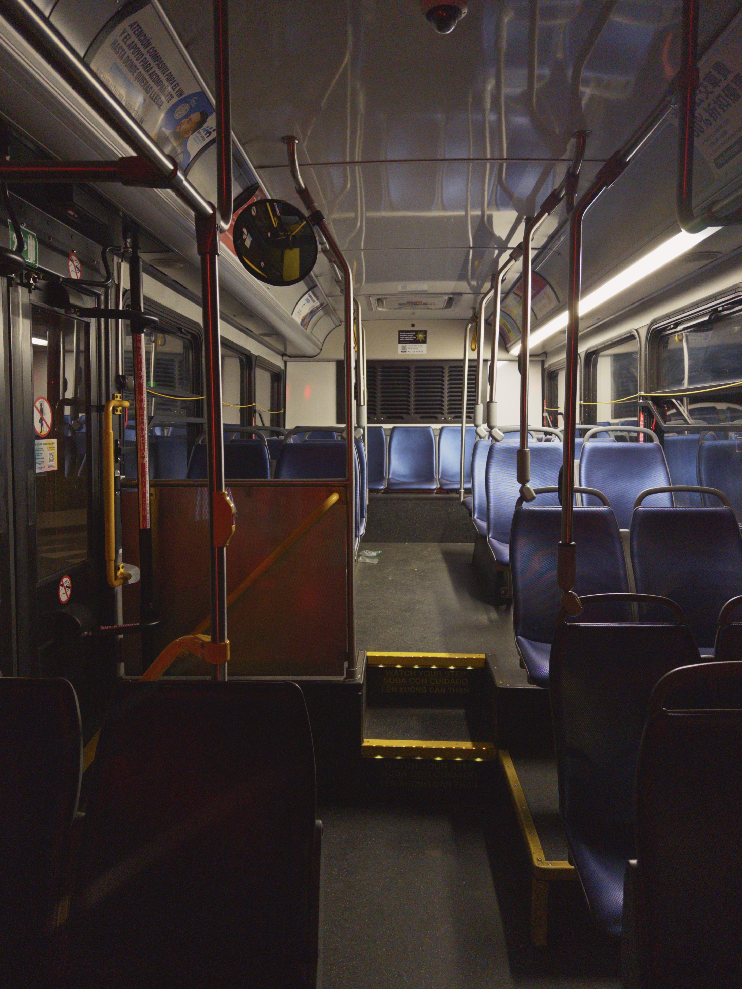 So this is why there's no one on the bus.