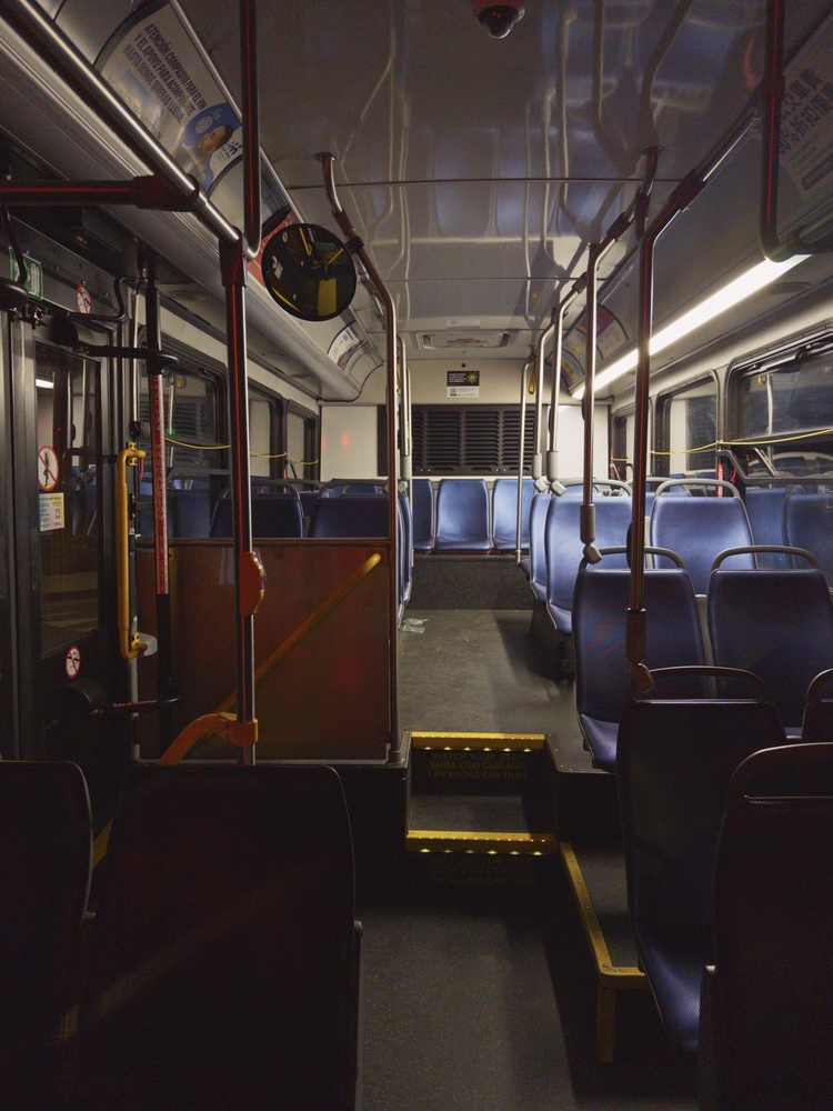 So this is why there's no one on the bus.