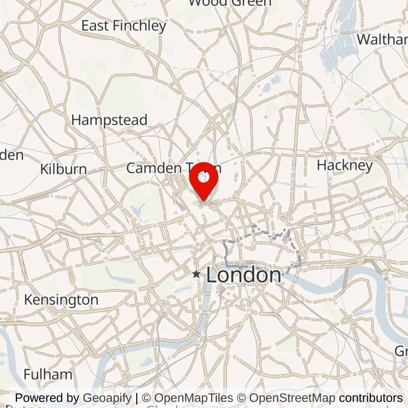 Kings Cross, London map