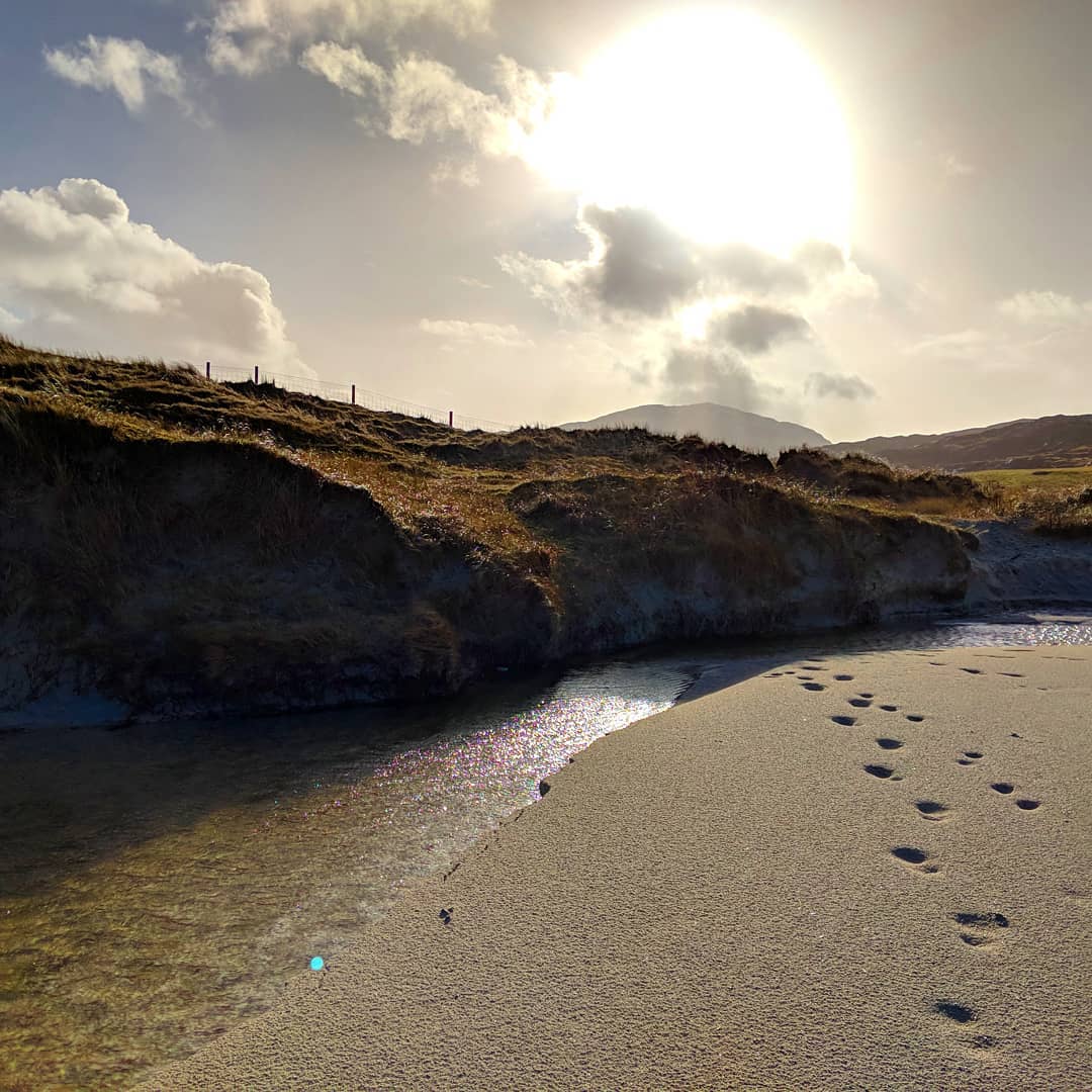 Wanted to get this stream with a more interesting light. Just going to have to live with those footprints..